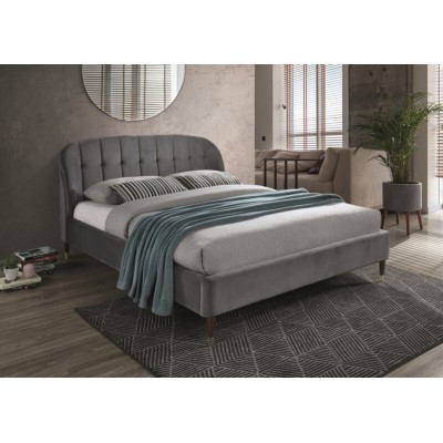 Кровать Signal LIGURIA VELVET серый 160