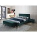 Кровать Signal Azurro Velvet BLUVEL 78 зеленый/дуб 140