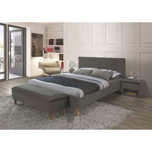 Кровать Signal Azurro UK серый/дуб 140